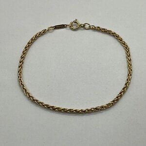 Tiffany & Co Small Braid Bracelet YG 750